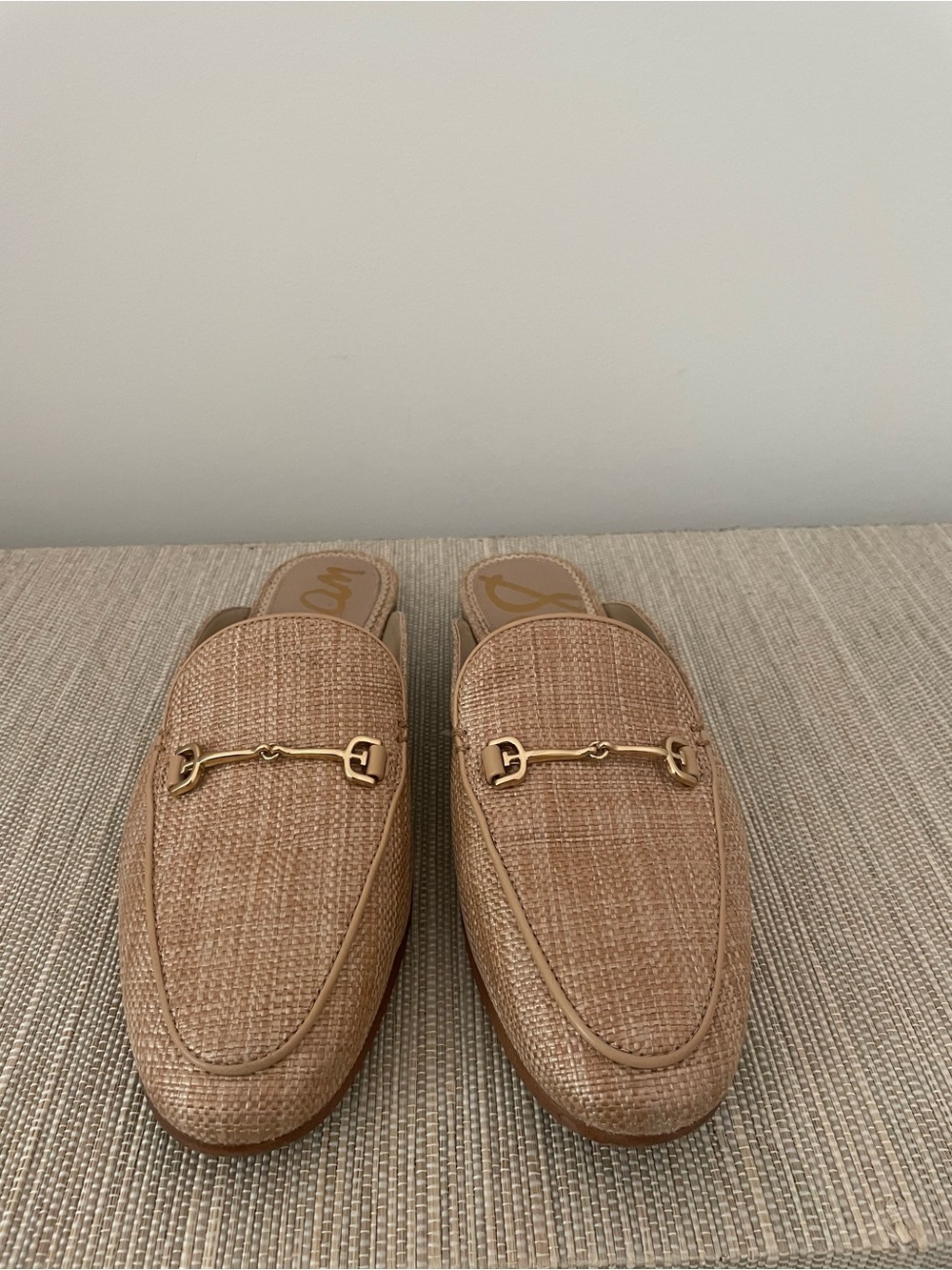 Sam Edelman Linnie Raffia Loafer Mule - Picture 2 of 4